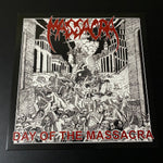Massacra - Day of the Massacra - VINILO EU clear with black & red splatters
