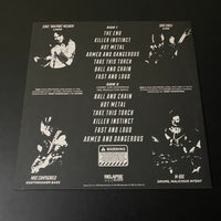 Razor - Armed and Dangerous - VINILO USA white and black galaxy merge