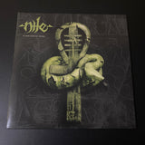 Nile - In Their Darkened Shrines - DOBLE GATEFOLD USA black and neon green galaxy merge