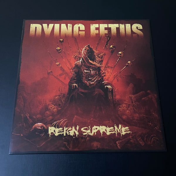 Dying Fetus - Reign Supreme - VINILO USA - pool of blood