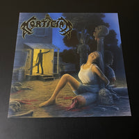 Mortician - Chainsaw Dismemberment - DOBLE GATEFOLD USA royal blue with splatter