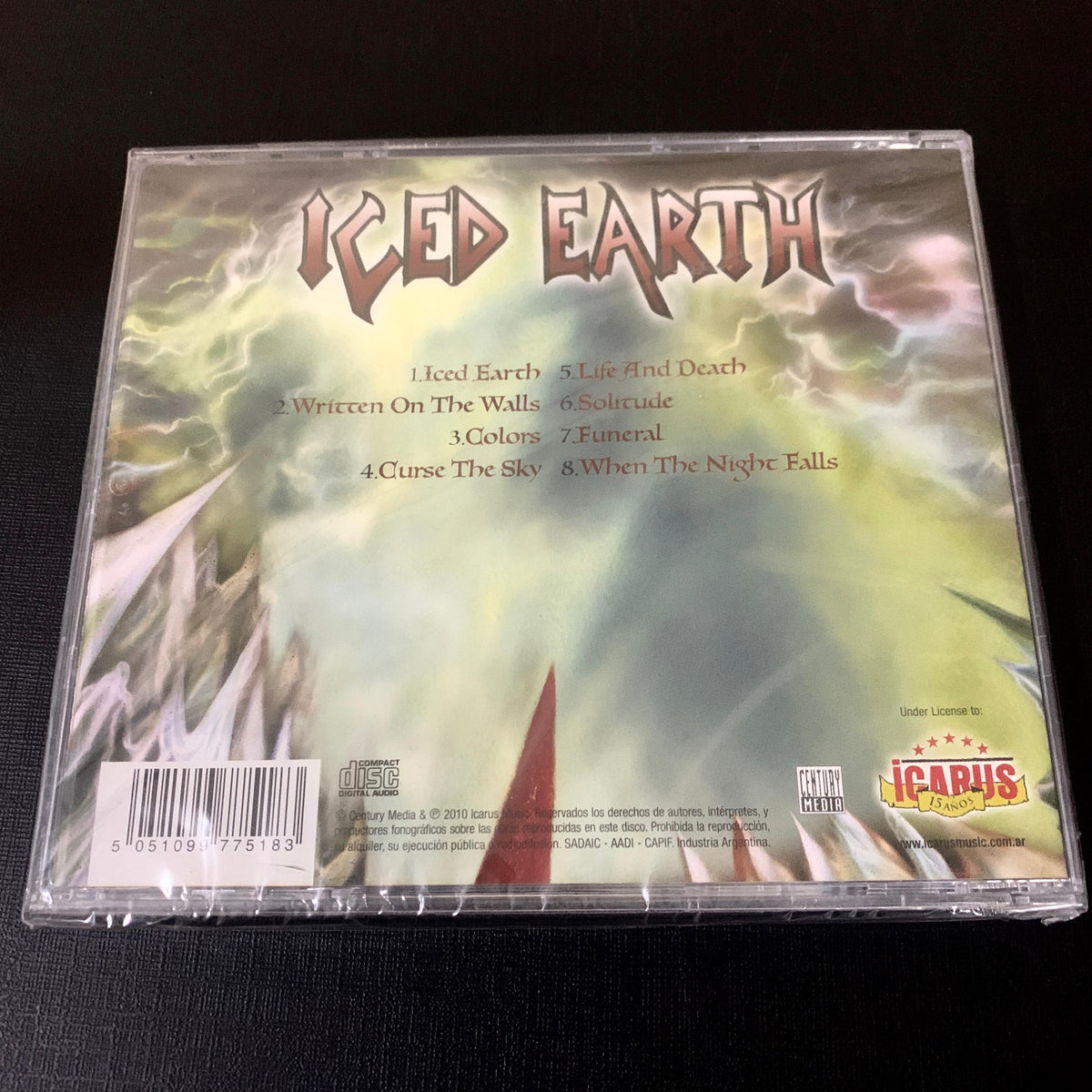 Iced Earth - Iced Earth - ARG – Babylon Store