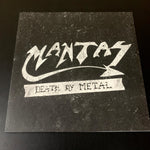 Mantas - Death By Metal - VINILO USA white with black splatter