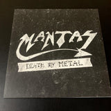 Mantas - Death By Metal - VINILO USA white with black splatter