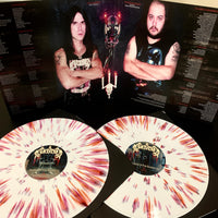 Mortician - Hacked Up For Barbecue - DOBLE GATEFOLD USA white with splatter