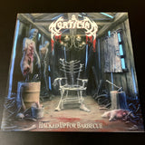 Mortician - Hacked Up For Barbecue - DOBLE GATEFOLD USA white with splatter