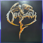 Obituary - Obituary - VINILO USA halloween orange and black galaxy merge